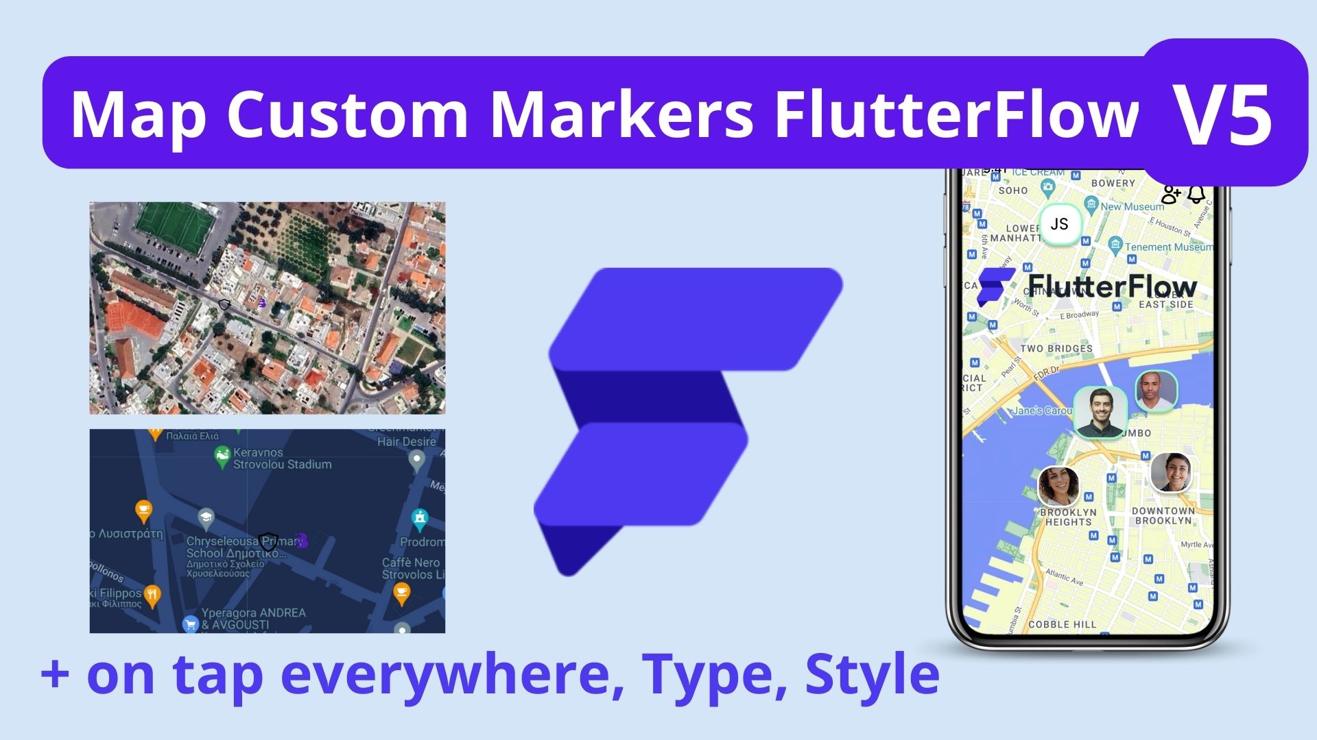 Map Custom Markers FlutterFlow V5
