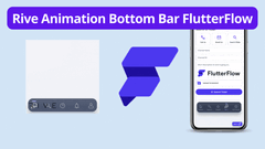 Rive Animation Bottom Bar FlutterFlow