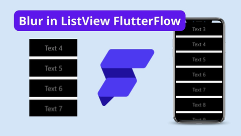 Blur in ListView FlutterFlow